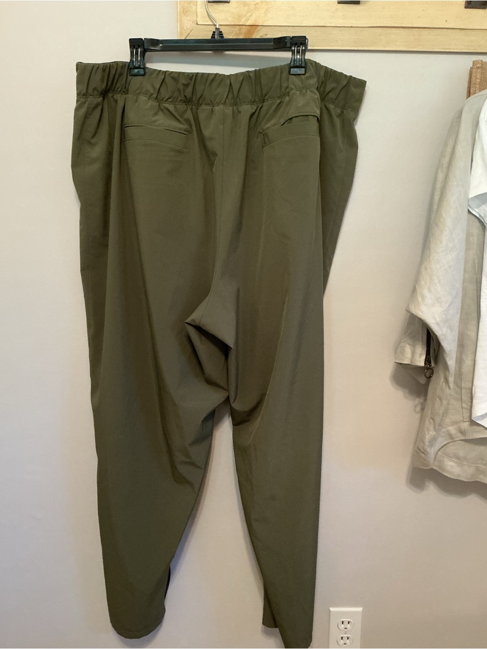 CALIA Women's 2X Truelight Straight Leg Pant, Dark Olive - Picture 5 of 15